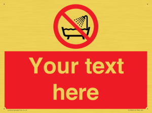 Custom Do not use this device in a bathtub shower or water-filled reservoir